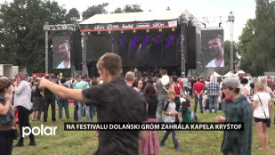 Na festivalu Dolański Gróm zahrála kapela Kryštof