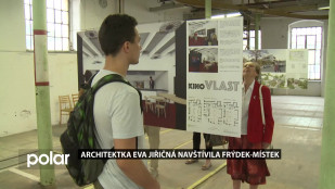 Architektka Eva Jiřičná navštívila Frýdek-Místek