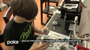 Školáci programují v Trianonu roboty za podpory VŠB