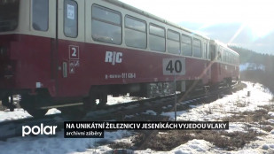 Na unikátní železnici v Jeseníkách vyjedou vlaky