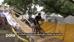 Extrémní závody pro bruslaře a bikery na Olešné