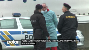 Policie vyšetřuje podezřelou smrt narkomana v Karviné