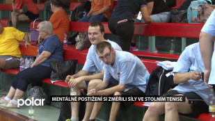 Mentálně postižení si změřili síly ve stolním tenise