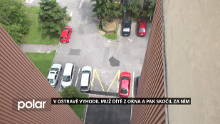 V Ostravě vyhodil muž dítě z okna a pak skočil za ním