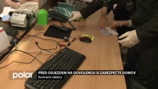 Před odjezdem na dovolenou si zabezpečte domov