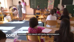 ​Prázdniny: více úrazů dětí kvůli nepozornosti