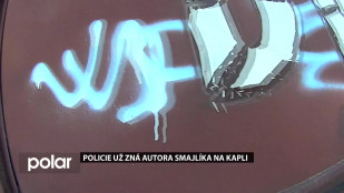 Policie už zná autora smajlíka na kapli 