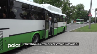 Při cestování autobusem se vyplatí karta ODIS