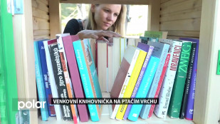 ​Venkovní knihovnička na Ptačím vrchu v Opavě