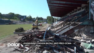 Legendární stadion Bazaly mizí před očima