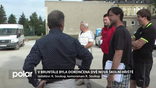 V Bruntále byla dokončena dvě nová školní hřiště