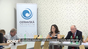 Lékařská fakulta v září rozhodne o odvolání děkana