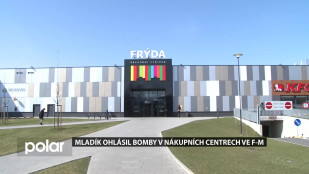 Mladík ohlásil bomby v nákupních centrech ve FM