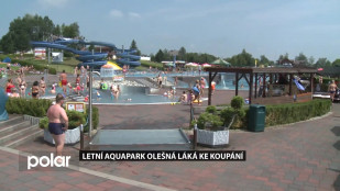 Letní aquapark Olešná láká ke koupání