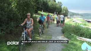 Nová aplikace MS kraje láká za koupáním