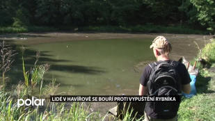 Lidé se v Havířově bouří proti vypuštění rybníka