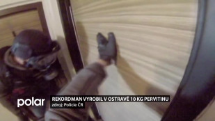 Rekordman vyrobil v Ostravě 10 kilo pervitinu