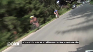 Policisté v MS kraji zpřísnili kontroly motorkářů