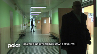 Do voleb jde 9 politických stran a seskupení