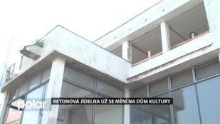 Betonová jídelna už se mění na dům kultury