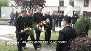 Lidé se bavili na Hornických slavnostech