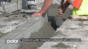 Technické služby F-M pokračují s opravami cest a chodníků