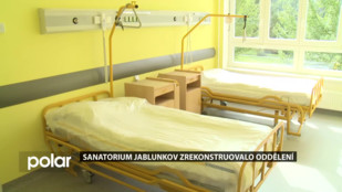 Sanatorium Jablunkov zrekonstruovalo oddělení