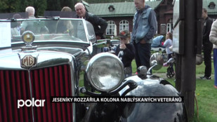 Jeseníky rozzářila kolona nablýskaných veteránů