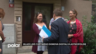 Mladí lidé z dětského domova dostali vlastní bydlení