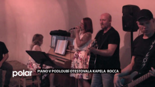 Piano v podloubí otestovala kapela  Rocca