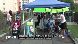 Ekologie a zdravá výživa na zahradní slavnosti