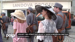 Oslavy 100. výročí republiky v Sadech B. Smetany