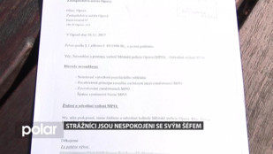 Strážníci jsou nespokojeni se svým šéfem