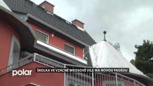 Školka ve vzácné Weissově vile má novou fasádu