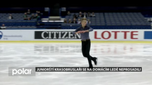 Čeští krasobruslaři na domácím ISU Junior GP medaili nebrali