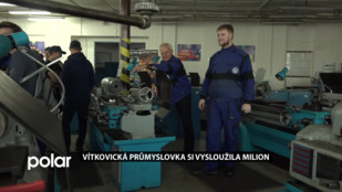 Vítkovická průmyslovka si vysloužila milion