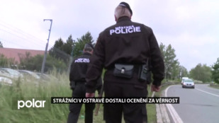 Strážníci v Ostravě dostali ocenění za věrnost