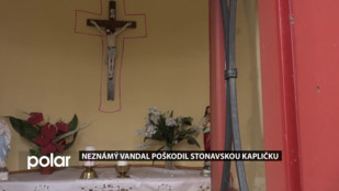 Neznámý vandal poškodil stonavskou kapličku