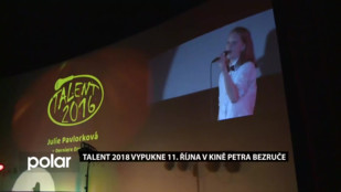 Talent 2018 vypukne ve Frýdku-Místku 11. 10. v Kině P. Bezruče