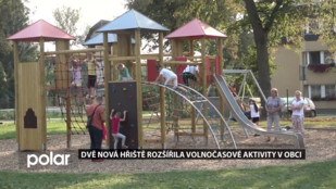 Dvě nová hřiště rozšířila volnočasové aktivity ve Stonavě