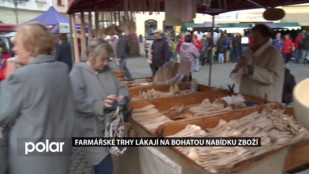 Farmářské trhy lákají na bohatou nabídku zboží