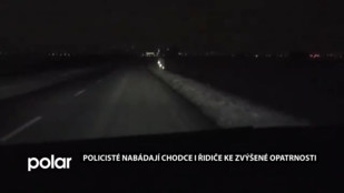 Policisté nabádají chodce i řidiče ke zvýšené pozornosti