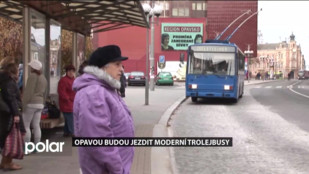 Opavou budou jezdit moderní trolejbusy