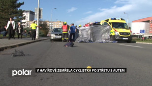 V Havířově zemřela cyklistka po střetu s autem