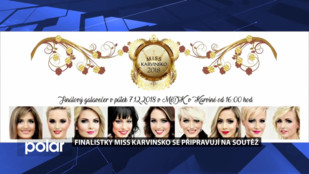 Finalistky soutěže Miss Karvinsko se připravují