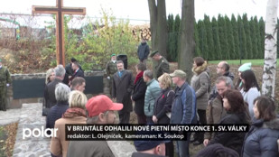 Nové pietní místo konce 1. sv. války v Bruntále