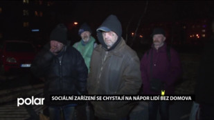 Sociální zařízení se chystají na nápor lidí bez domova