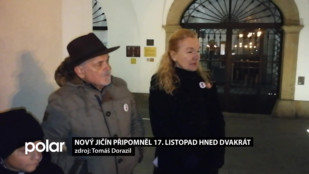 Nový Jičín připomněl 17. listopad hned dvakrát