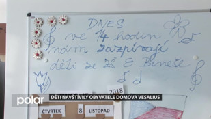 Děti navštívily obyvatele Domova Vesalius