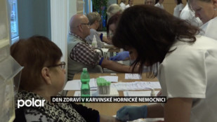 Den zdraví pro seniory v Karvinské hornické nemocnici